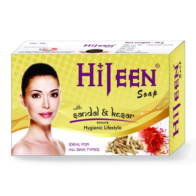 Hijeen Sandal Kesar Soap - [Pack Of 5]